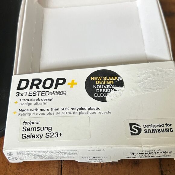 OtterBox Symmetry Black Case for Samsung Galaxy S23+ - Picture 2 of 3